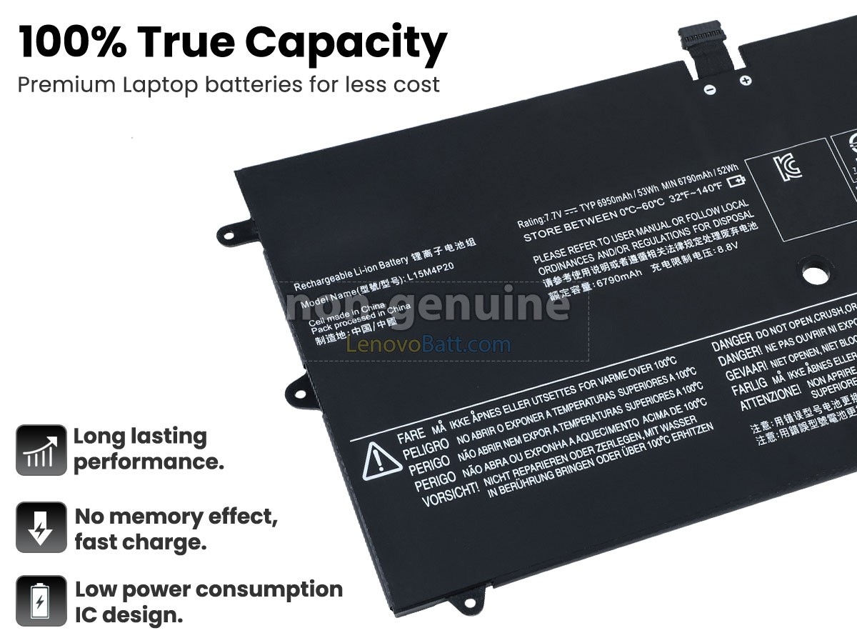 Lenovo L15L4P20 battery replacement