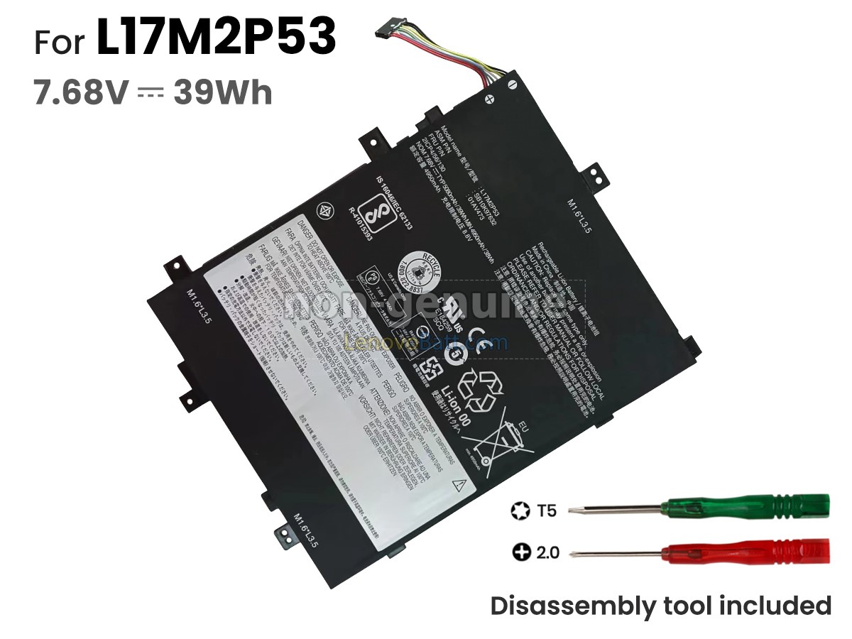 Lenovo L17M2P53 battery replacement