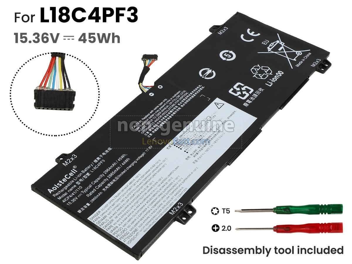 Lenovo L18M4PF4 battery replacement