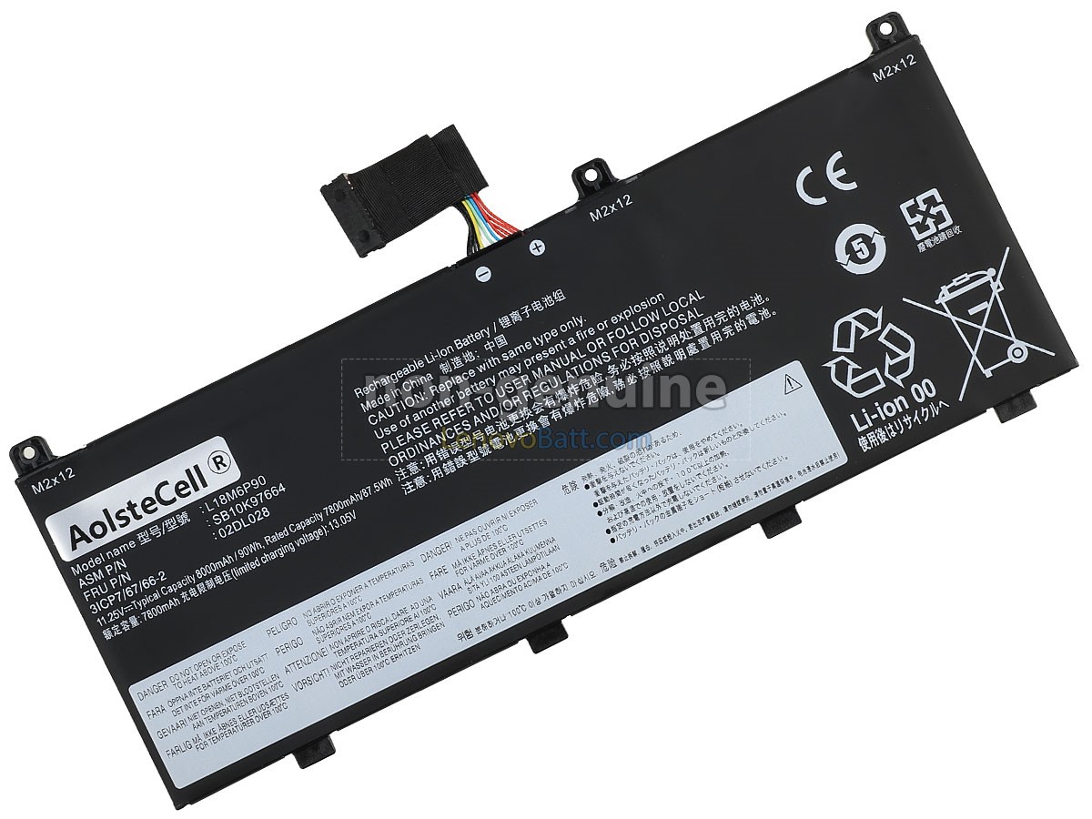 Lenovo 02DL029 battery replacement
