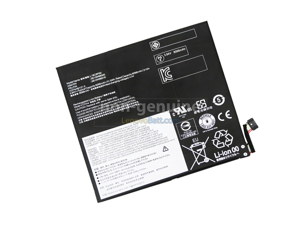 Lenovo L19C3PG0 battery replacement
