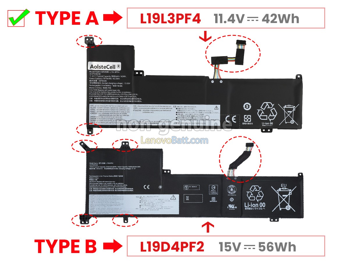 Lenovo V17 IIL-82GX0091UA battery replacement