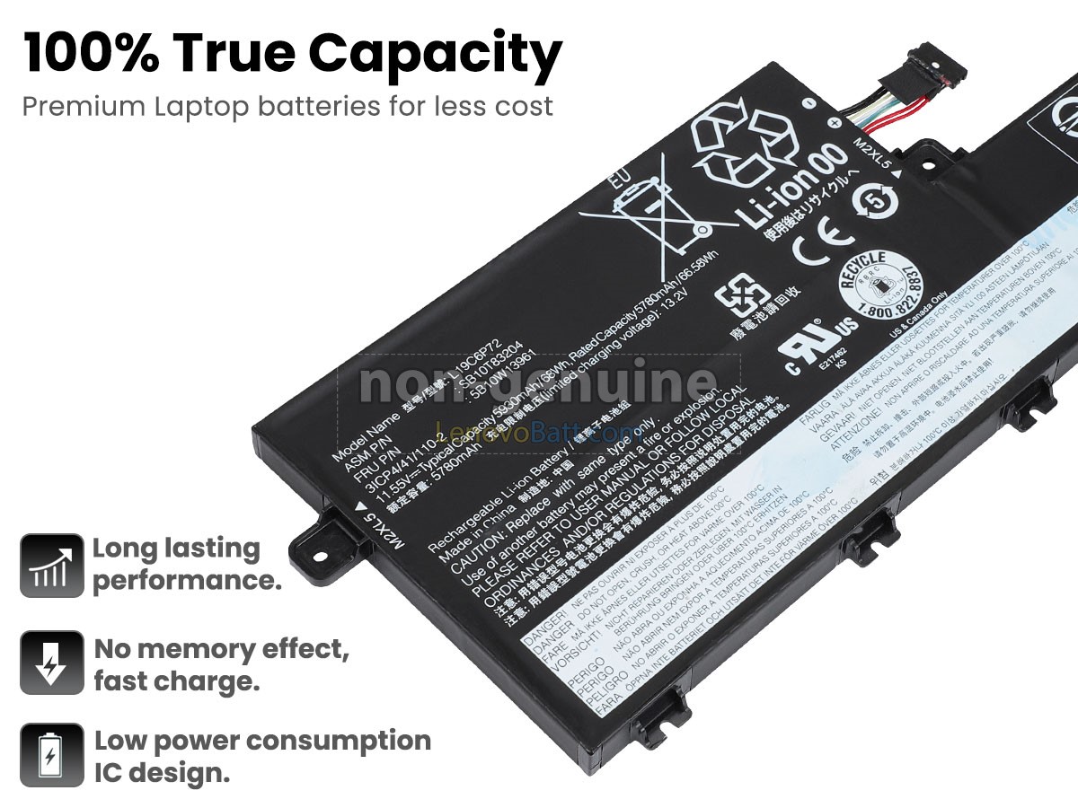 Lenovo 5B10W13960 battery replacement