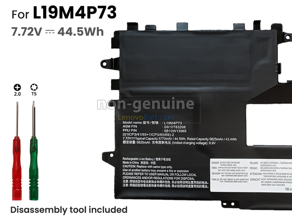 Lenovo L19C4P73 battery replacement