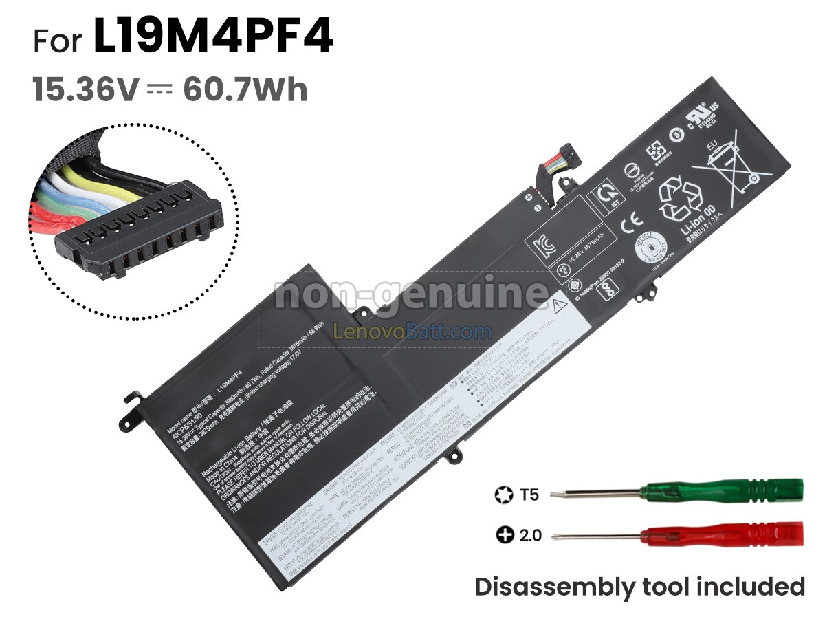 Lenovo YOGA SLIM 7 14ITL05-82A3 battery replacement