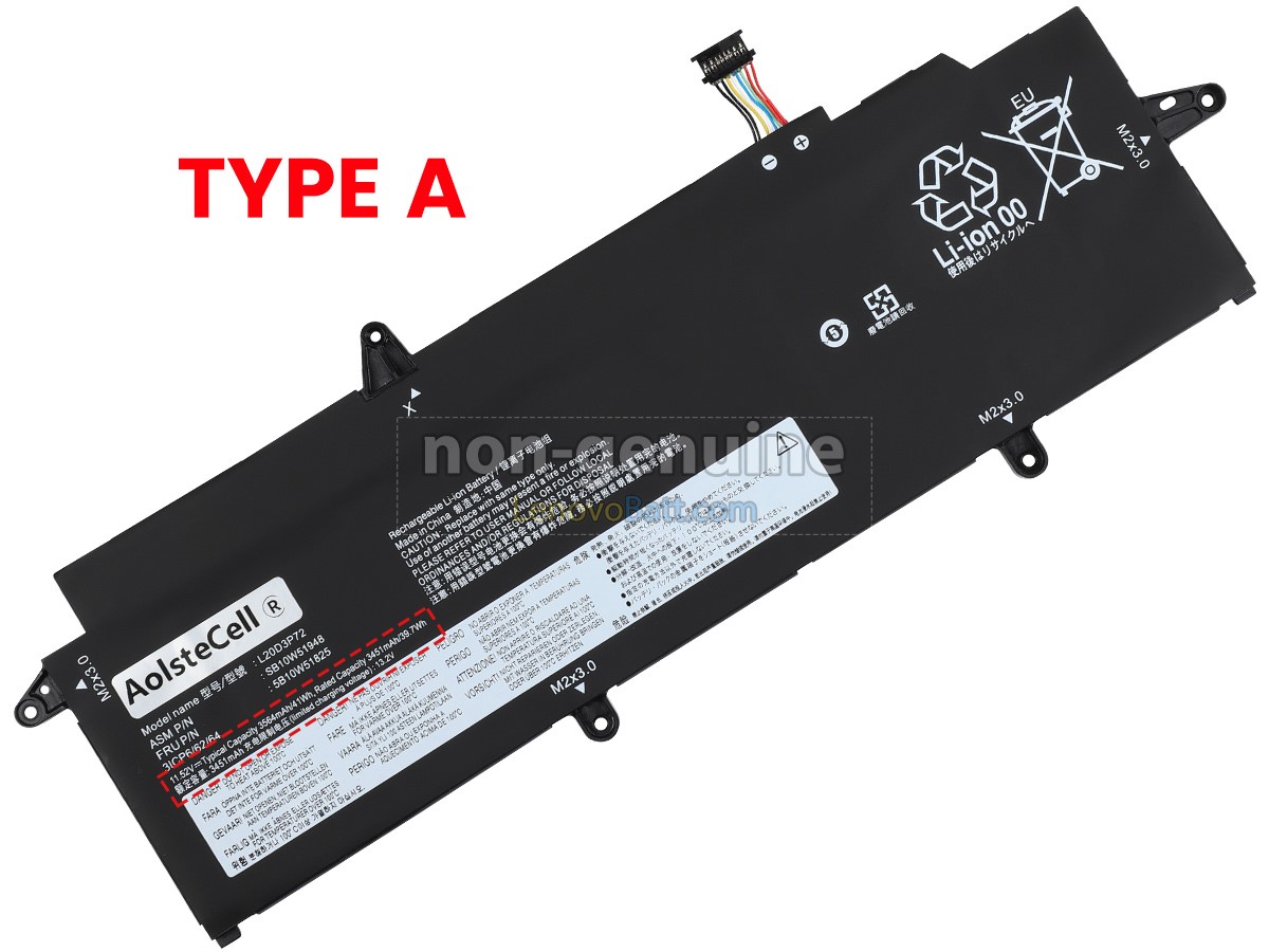 Lenovo 5B10W51819 battery replacement
