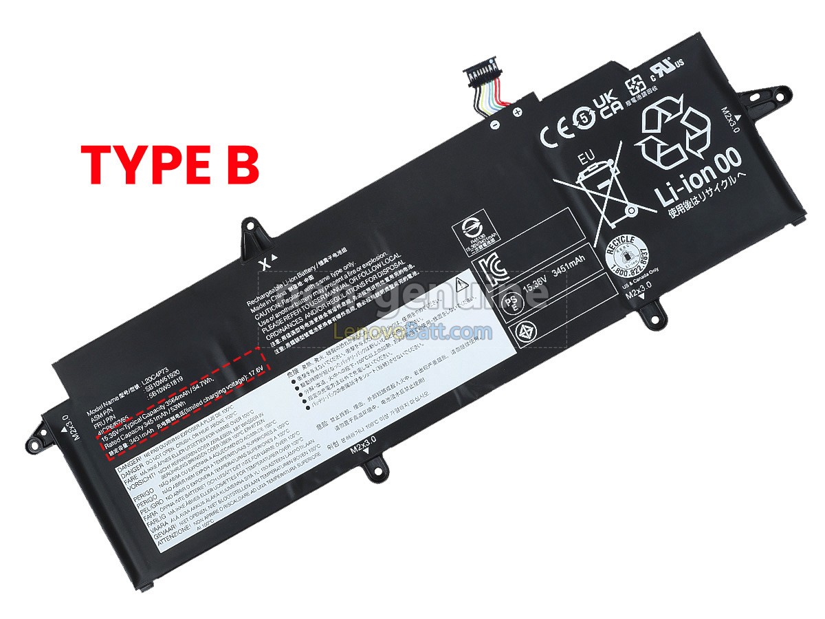 Lenovo ThinkPad X13 GEN 2-20WK00ALMZ battery replacement