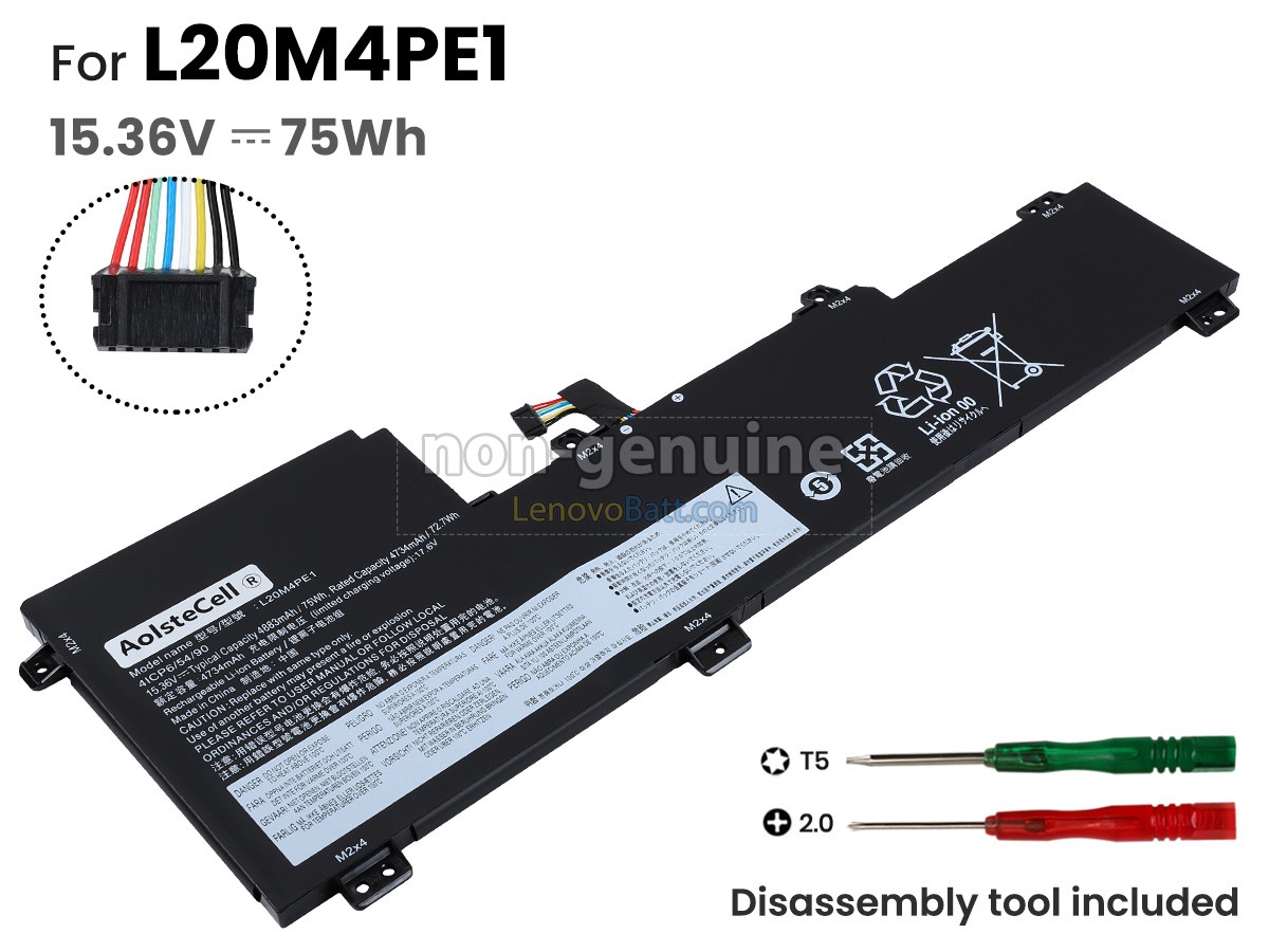 Lenovo L20M4PE1 battery replacement