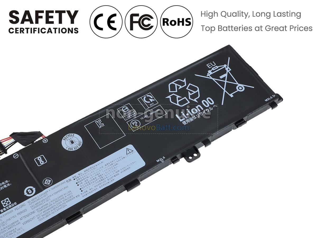 Lenovo ThinkPad X1 EXTREME GEN 4-20Y50055SP battery replacement