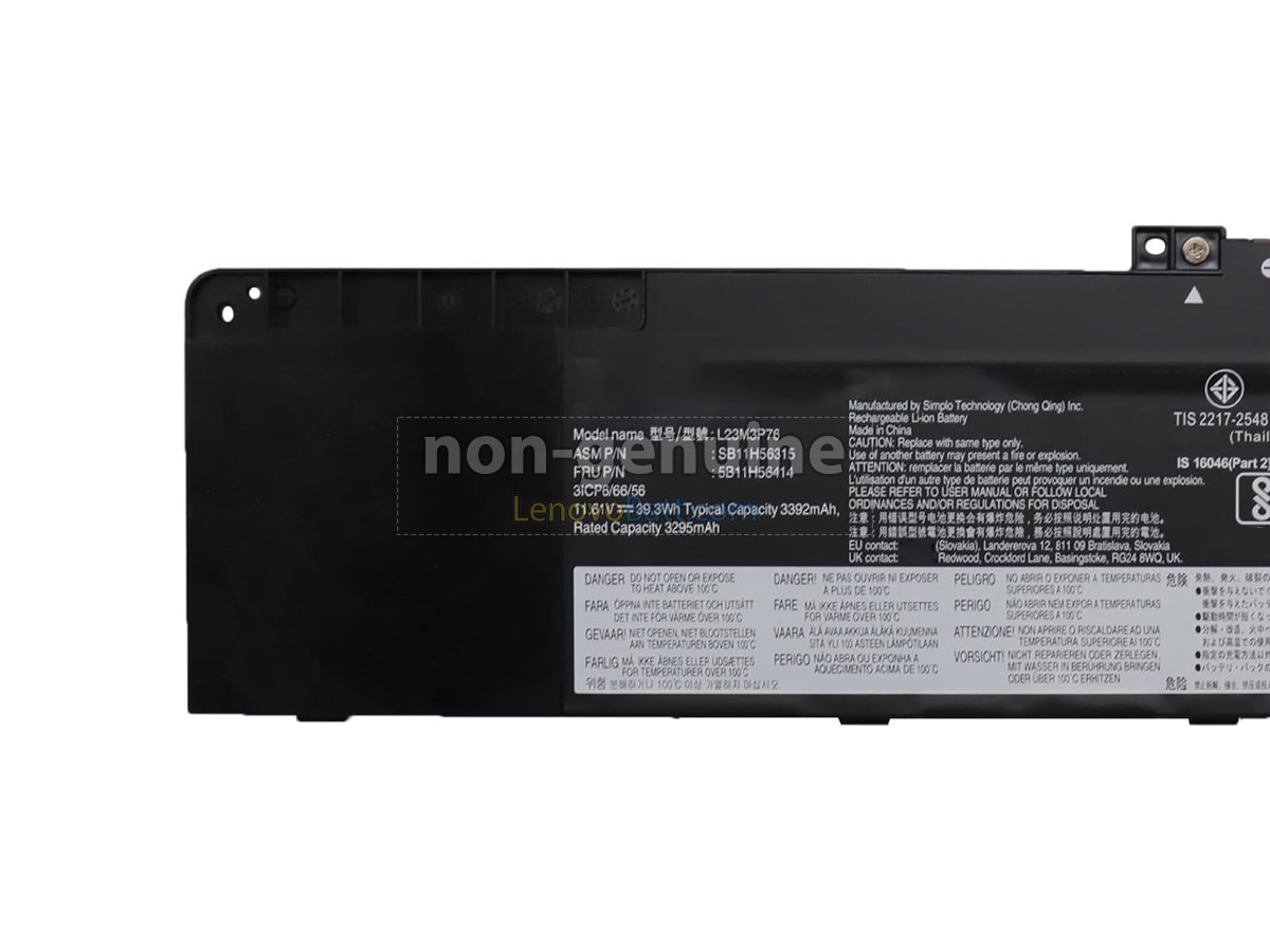 Lenovo ThinkPad T14 GEN 5-21ML0065CX battery replacement
