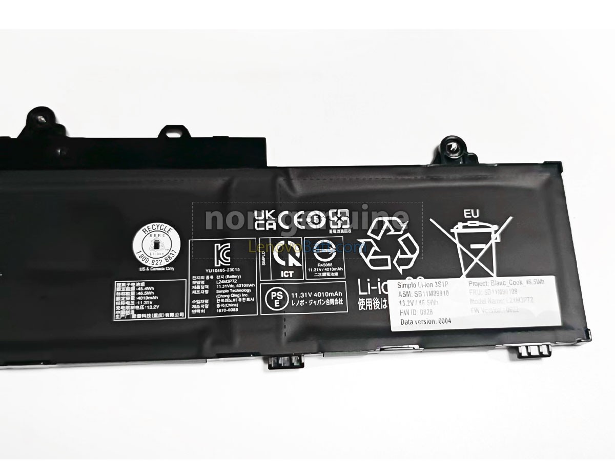 Lenovo ThinkPad L14 GEN 6-21S6003FGX battery replacement