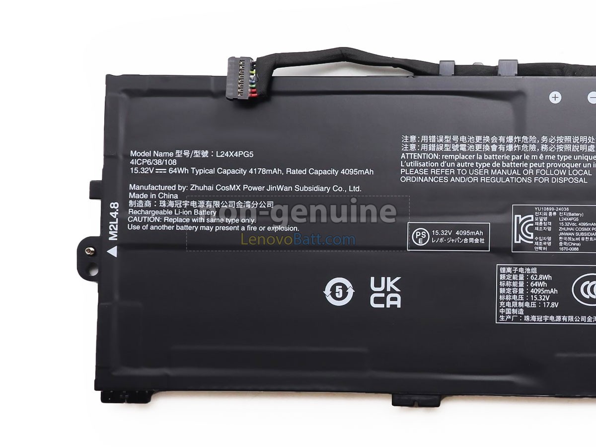 Lenovo 5B11Q73065 battery replacement