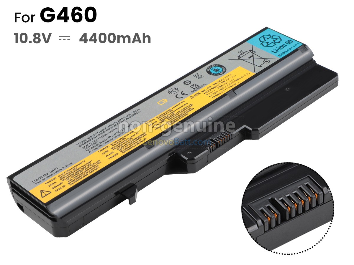 10.8V 4400mAh Lenovo IdeaPad G475E battery