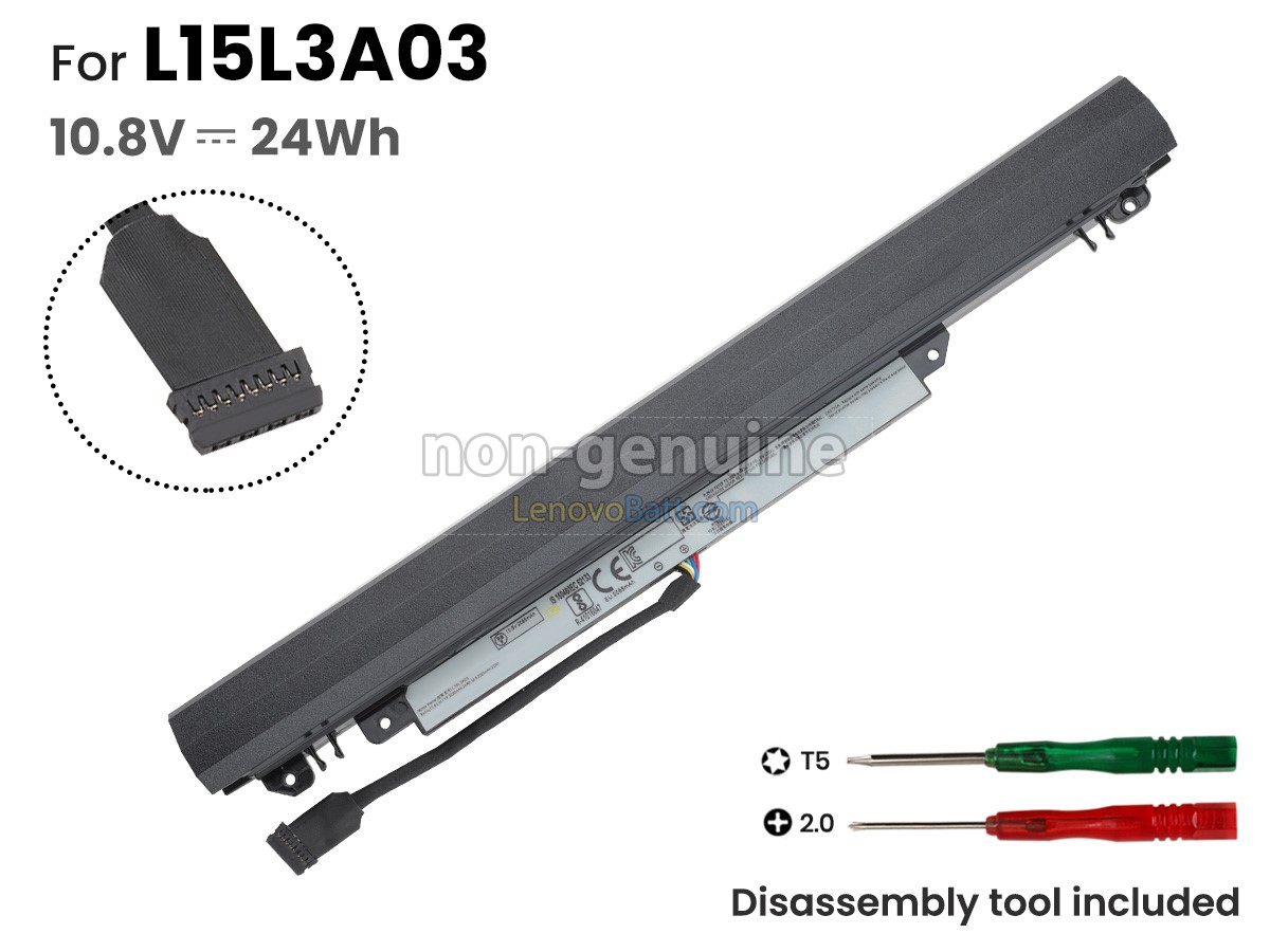 10.8V 24Wh Lenovo L15S3A02 battery