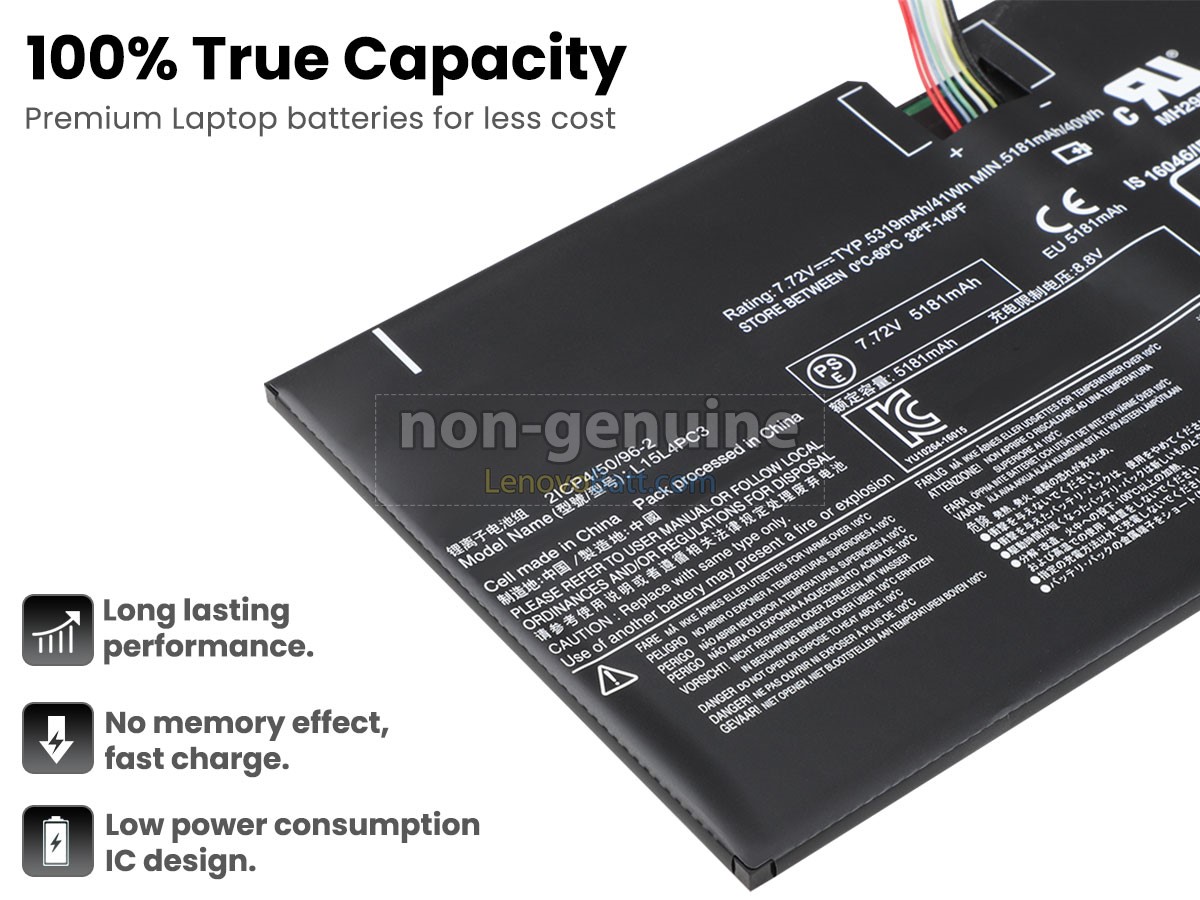 7.72V 41Wh Lenovo MIIX 5 PRO battery