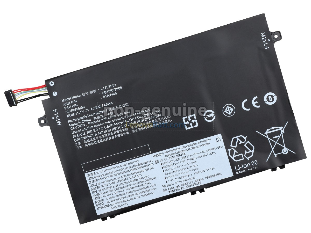 11.1V 45Wh Lenovo L17C3P51 battery
