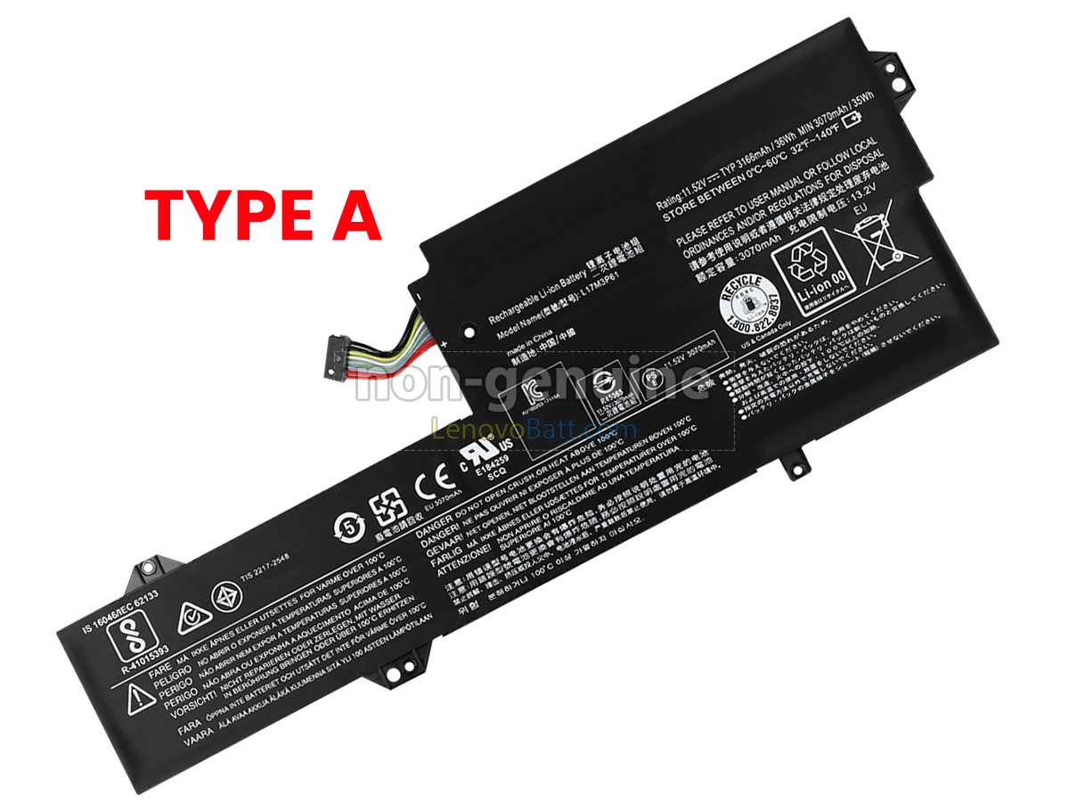 Lenovo L17C3P61 battery replacement