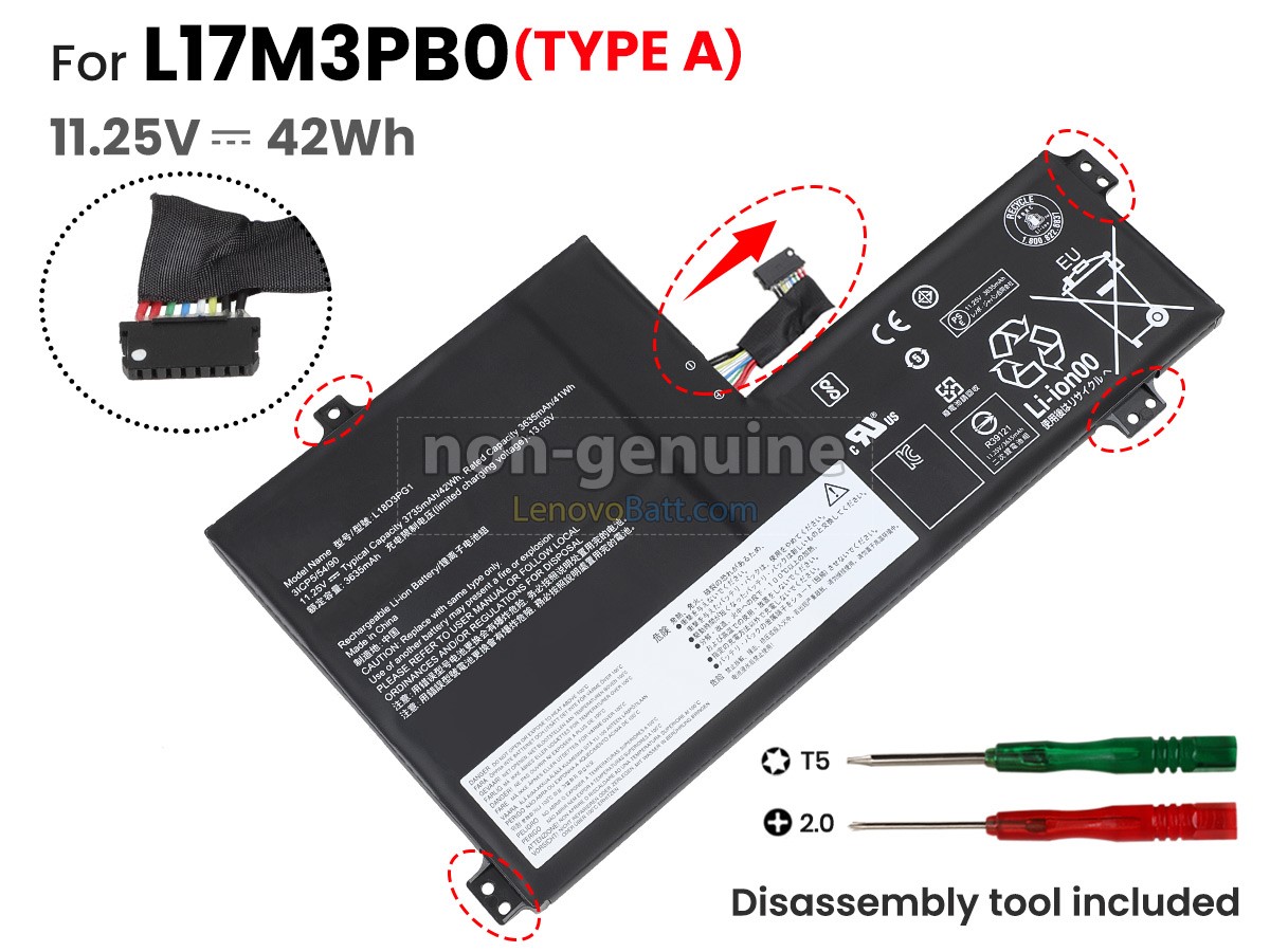 11.25V 42Wh Lenovo Chromebook S340-14 TOUCH-81V30000US battery