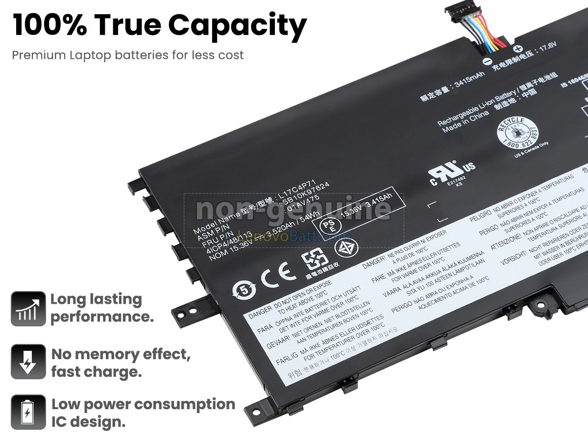 Lenovo ThinkPad X1 YOGA 3RD GEN-20LE000WCX battery replacement