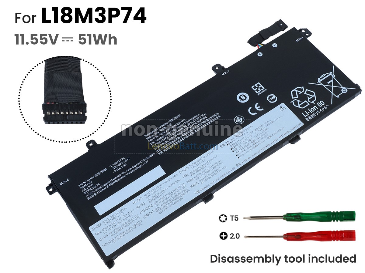 Lenovo ThinkPad T14 GEN 2-20W100AMAU battery replacement