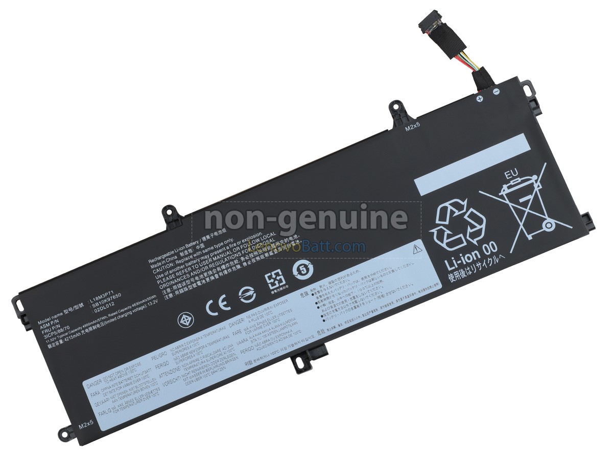 11.52V 57Wh Lenovo ThinkPad T590-20N40033SC battery