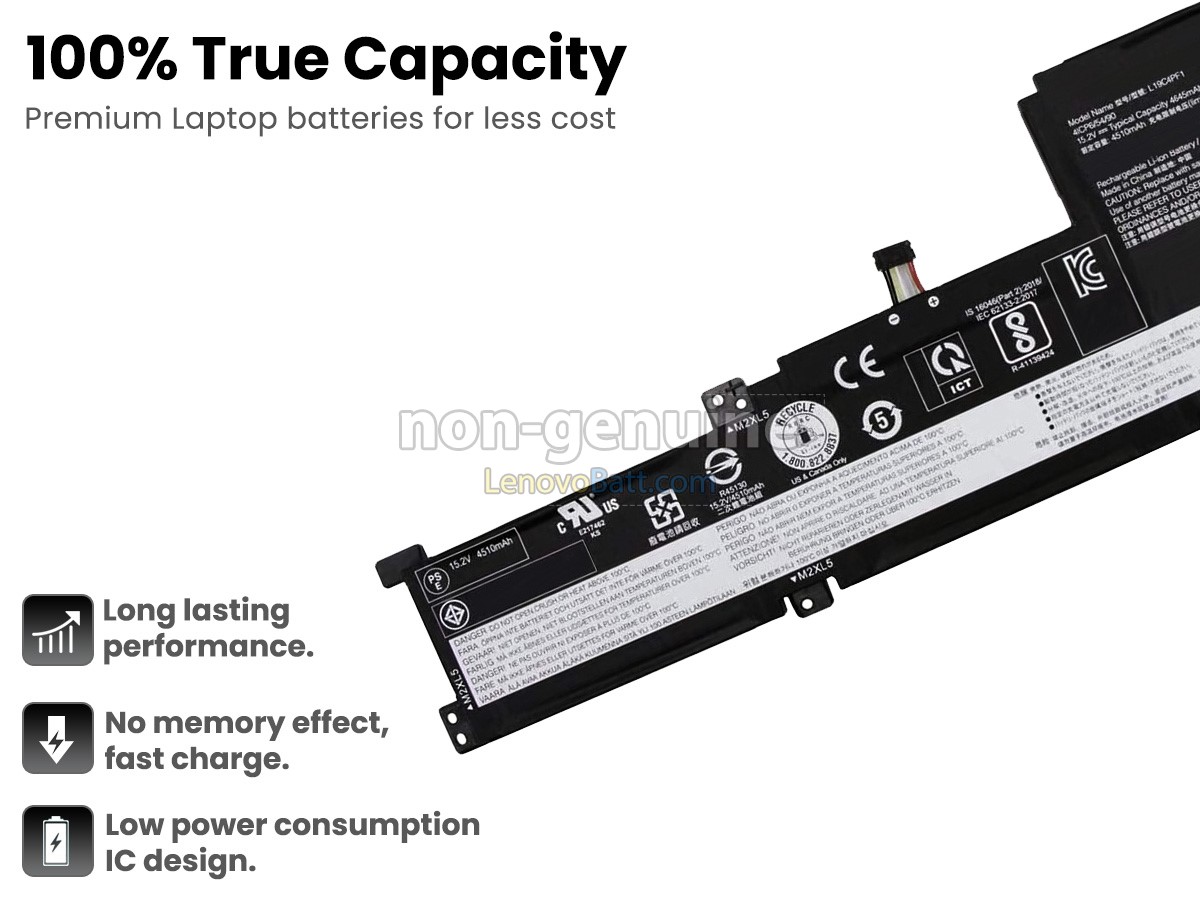 15.2V 70Wh Lenovo IdeaPad 5-15ALC05-82LN battery