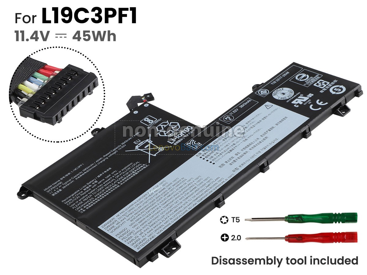 Lenovo L19C3PF0 battery replacement